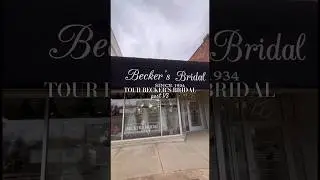 Tour Becker&rsquo;s Bridal, part 1/3! #weddingdresses #wedding #bride