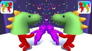 Color Run Stickman 3D Gameplay (iOS & Android) Walkthrough Part 17