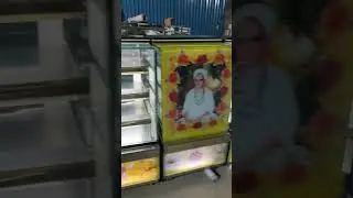 90⁰ Glass sweet & Bakery Display counter