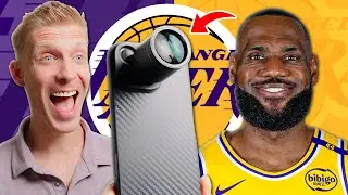 I Shot The Lakers With a 240mm iPhone Lens
