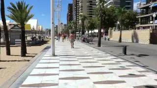 Benidorm Promenade by day - Spanish area