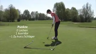 Golf Training Putten: Ran an den Stock