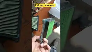 🍁N160 Air Filter change..#automobile #viral