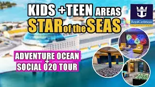 Star of the Seas Kids & Teen Zones &ndash; Full Tour of Adventure Ocean + Social 020