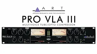 ART Pro VLA III - Multivoice Tube / Opto Compressor