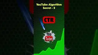 YouTube Algorithm Secret - 3 | CTR #shorts