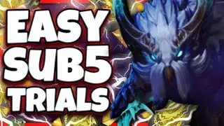 Dauntless Skraev trials - EASIEST sub 5 build and guide