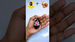 Art on Snail Shell: Painting Shiva | Unique Spiritual Animal Art #shorts #SnailShellArt #shiva #art