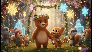 Sunny the Cat Helps Baby Bear Find Spring Again | Meaningful Children's Story: Heartwarming!