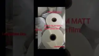 China factory export BOPP film/lamination film/Pet golden film/ using for papers and cartonلومنيتشن