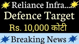 Reliance Infrastructure Limited Defence Sector Update🔴 Reliance Infrastructure Limited Share News