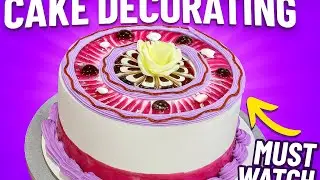 I Made This STUNNING Cake with Just Frosting! | Satisfying Cake Decorating