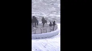 Snow and Ice Transform Niagara Falls
