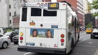 MTA: 2006 Orion VII 07.501 Gen-2+ OG Hybrid-Electric Low Floor [6699]/[6690] M10 buses