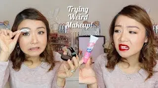 Trying Weird EBAY Makeup | KristinaCC