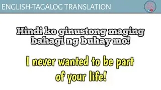 Tagalog Expressions for Your ENEMY! (English-Tagalog Translation)