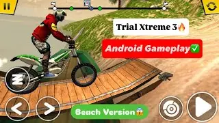 Trial Xtreme 3 🔥|| Beach Version✅|| Bike Stunts Games😱||