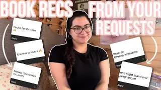 book recs based on the specific tropes YOU requested 📖