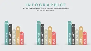 Учебное пособие по анимации PowerPoint: инфографическая столбчатая диаграмма