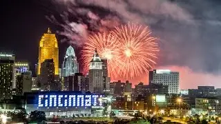 Timelapse of the 2016 Cincinnati WEBN Fireworks