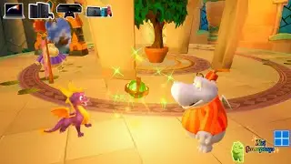 Spyro 2 Reignited O&aacute;sis Suspeito Recuperando as L&acirc;mpadas M&aacute;gicas do Bruno