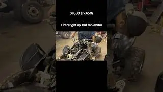 BUYING AND FIXING CHEAP TRX450r #honda #atv #trx450r #marketplace #shorts