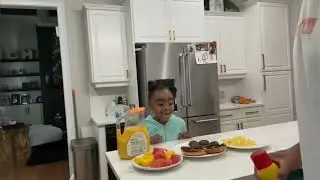 Mr Robert Rushing,and daughter reign beaux, preparing breakfast for, toya johnson, went wrong 