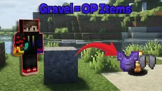 Minecraft But Gravel Gives OP Items&hellip; || Hindi Gameplay