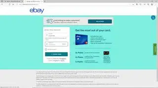 How to Login to eBay Credit Card Account | eBay Credit Card Sign In 2021