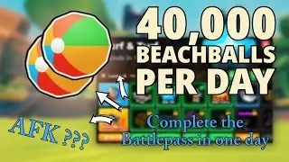 TDS How to AFK Grind Beach Balls in TDS/ Up to 40,000 Beach Balls per day??