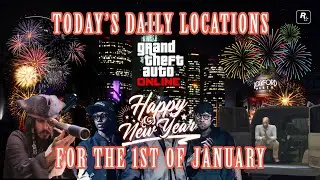 GTA: Online. &bull; Today's Shipwreck, Gun Van, Street Dealers, LS Tags & Weed Bag locations. &bull; Jan. 1st.