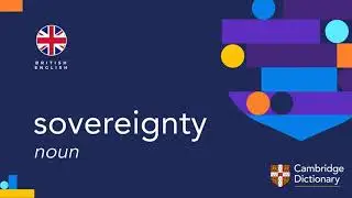 How to pronounce sovereignty | British English and American English pronunciation