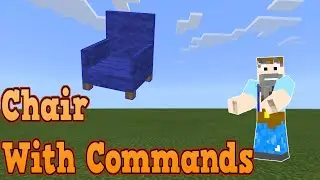 How to Create a *CHAIR* With Commands on Minecraft: Bedrock Edition