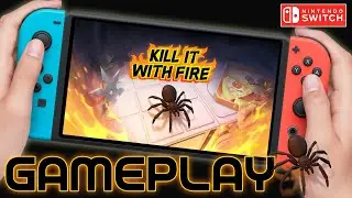 Kill It With Fire Nintendo Switch Gameplay | Kill It With Fire Switch Review #nintendoswitch