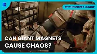 Can Magnets Wipe Data? - Mythbusters Junior - S01 EP110 - Science Documentary