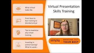 Virtual Training - Presentation Skills Training with Simply Amazing Training