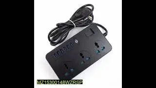 Rs.2500 Smart Extension Board has 3 Power Sockets Plus 6 USB Smart Ports For Mobile Charging.