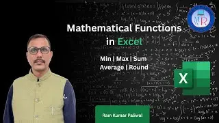 Mathematical Function in Excel Min, Max | Sum, Average | Round | Ram Kumar Paliwal | Master with Ram