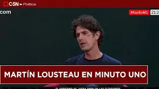 MART&Iacute;N LOUSTEAU en MINUTO UNO: 