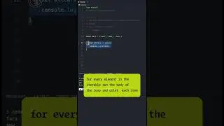 ✅ Loop easily with the For of Loop in Javascript 😎