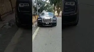 ghost white blue and silver colour 👻 #fyp #kualalampur #rollsroyceghost #carspotting #carsofyoutube