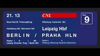 SBB Archiv Durchsage &bull; Einfahrt des CityNightLine nach Berlin und Prag