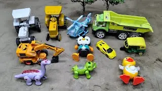 Gadi wala cartoon|cat track toys helicopter tractor JCB car video