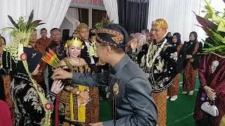 Temu Manten (adat Jawa) Melin & Zulfi.