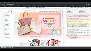 Ulta 01-MacOS Mojave 10.14.5 - Top menu - Overlapping cart drop down element