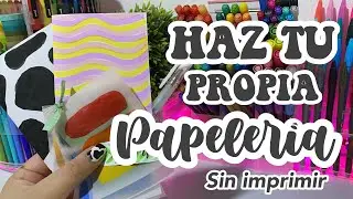 PAPELERÍA CASERA Sin imprimir!! En 3 minutos ✨📒🌿