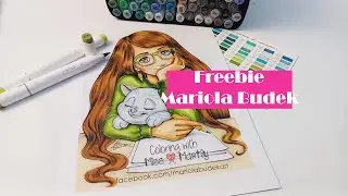Amazing FREEBIE by Mariola Budek with Ohuhu Makers