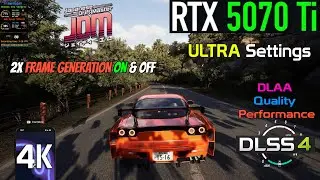 JDM Japanese Drift Master - RTX 5070 Ti - 4K ULTRA - DLAA Quality Performance DLSS 4 - 2X FG ON/OFF