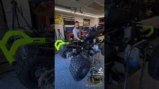 Blacked out HMF exhaust - YFZ450r #atv #yfz450r #exhaust
