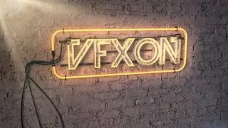 After Effects & Cinema 4D Neon Sign Tutorial preview